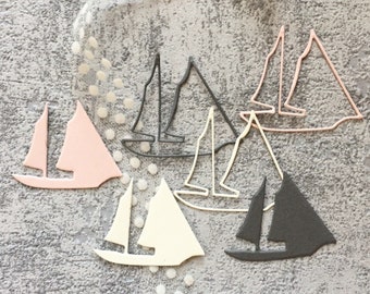 Sailboat Metal Die Cuts,Paper Craft Cutting Dies Stencils for DIY Scrapbooking Photo Decorative Card Making Supplies
