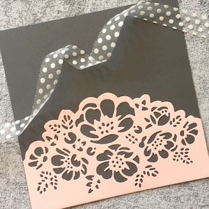 Flower Border Metal Cutting Dies,Paper Craft Cutting Die, Embossing Stencil,Scrapbooking Dies,DIY Card Making,Decorative Edge Die Cuts