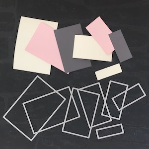Rechthoekig Frame Metalen Stansvormen, Papier Ambachtelijke Stansmessen Stencils voor DIY Scrapbooking Foto Decoratieve Kaarten Maken
