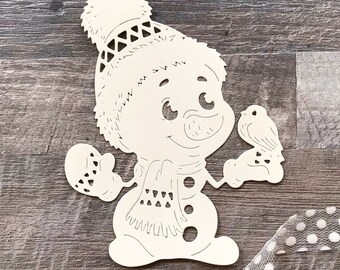 Schneemann Metall Würfel Schnitte, Papier Handwerk Stanzformen Schablonen für DIY Scrapbooking Foto Dekorative Karte Herstellung Lieferungen