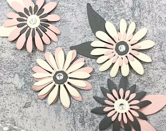 デイジーの花のメタルカッティングダイ、カードスクラップブッキング用