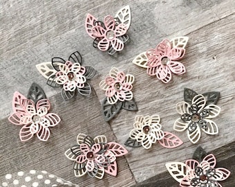Flower Combination Metal Cutting Dies,Paper Craft Cutting Die, Embossing Stencil,Scrapbooking Dies,DIY Card Making,Die Cut