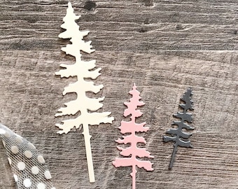 3Pcs Christmas Tree Metal Die Cuts,Paper Craft Forest Cutting Dies Stencils for DIY Scrapbooking Photo Decorative Card Making Supplies