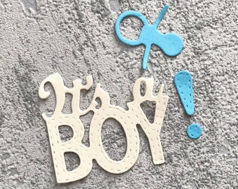 Baby Boy Metal Die Cuts,Paper Craft Cutting Dies Stencils for DIY Scrapbooking Photo Decorative Card Making Supplies