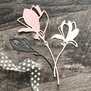 3 stuks bloem metalen stansmessen, papier ambachtelijke stansvorm, reliëfstencil, scrapbooking sterft, doe-het-zelf kaarten maken, elegantie bloemen stansvormen
