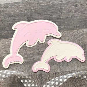 Delfine Metallstanzteile,Papier Handwerk Stanzform,Prägeschablone,Scrapbooking Würfel,DIY Kartenherstellung,Seefisch Stempel