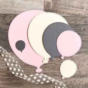 Partij ballonnen metalen matrijzen, ballon matrijzen, papier ambachtelijk snijden matrijzen stencils voor diy scrapbooking foto decoratieve kaart maken van benodigdheden