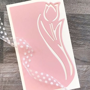Tulpe metalen stansmessen, Paper Craft snijmal, reliëfstencil, scrapbookingstansen, DIY-kaarten maken, decoratieve randstansen