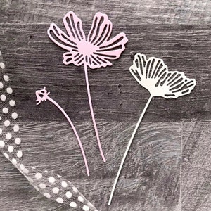 Blumen Metall schneiden stirbt, Papier Handwerk schneiden sterben, Prägung Schablone Vorlage, Scrapbooking stirbt, DIY-Karte machen, sterben geschnitten, Metall stirbt