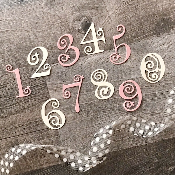 Lace Numbers Metal Die Cuts,Paper Craft Cutting Dies Stencils for DIY Scrapbooking Photo Decorative Card Making Supplies