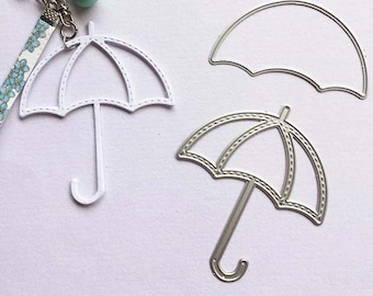 Umbrella Metallstanzformen,Papierhandwerk Stanzform,Prägeschablone,Scrapbooking Dies,DIY Kartenherstellung,Die Cuts