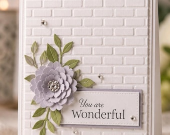 Brick Wall Embossing Folder 5.8x4.1" Card Making Scrapbooking Paper Craft Tool, Background Emboss Template
