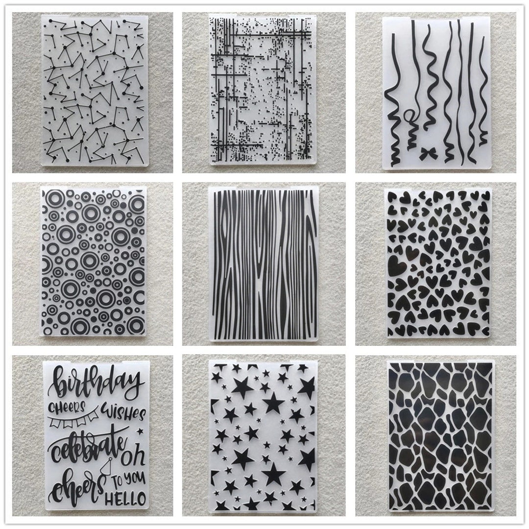 Geometry Embossing Folder Paper Embossing Paper Craft Embosser