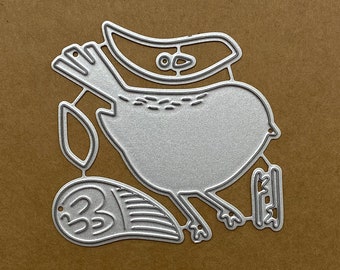 ZbFwmx Metal Die Cuts Bird Cut Dies Birthday And Flower Cut...