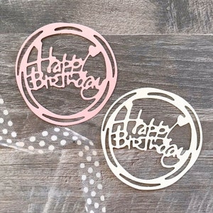 Alles Gute zum Geburtstag Metall Stanzformen,Papier Handwerk Stanzform,Prägeschablone,Scrapbooking Dies,DIY Kartenherstellung,Kreis sterben Schnitt