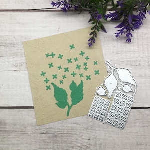 Lilac flower Metal Die Cuts, Paper Craft Cutting Dies Stencils for DIY Scrapbooking Photo Decorative Card Making Supplies