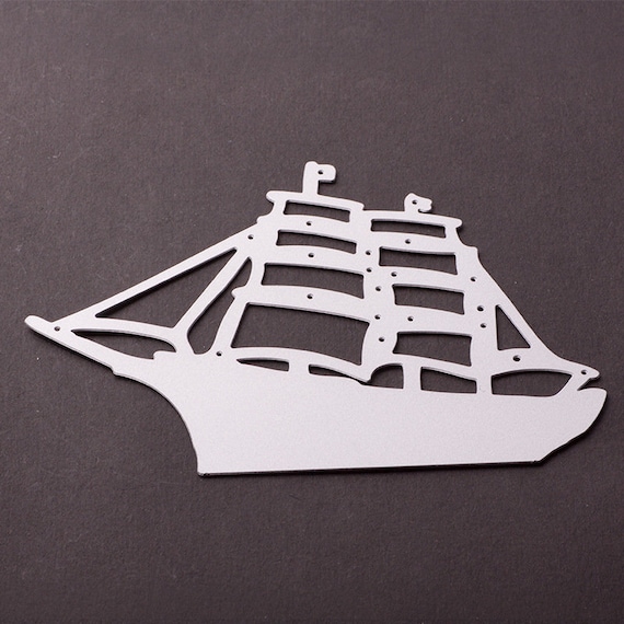 Fustelle per metallo per barche a vela, fustelle per lavori di carta, stencil per goffratura, fustelle per scrapbooking, creazione di cartoline fai da te, fustelle - Italia