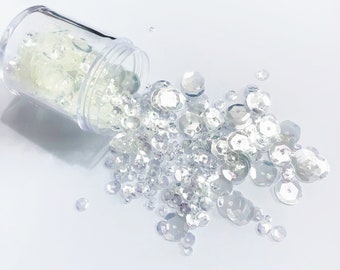 10g/bottle Crystal Sequins FOR Cutting Dies Stamps Stencils DIY Scrapbooking Decorative Embossing Handcraft Accessories