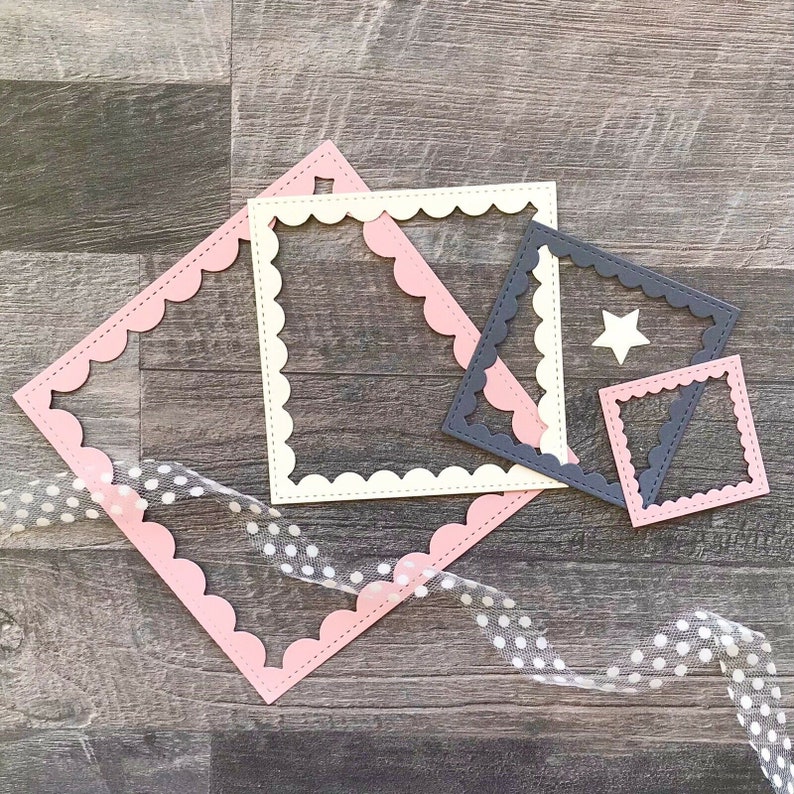 Lace Square Metal Die Cuts,paper Craft Cutting Dies Stencils for DIY ...