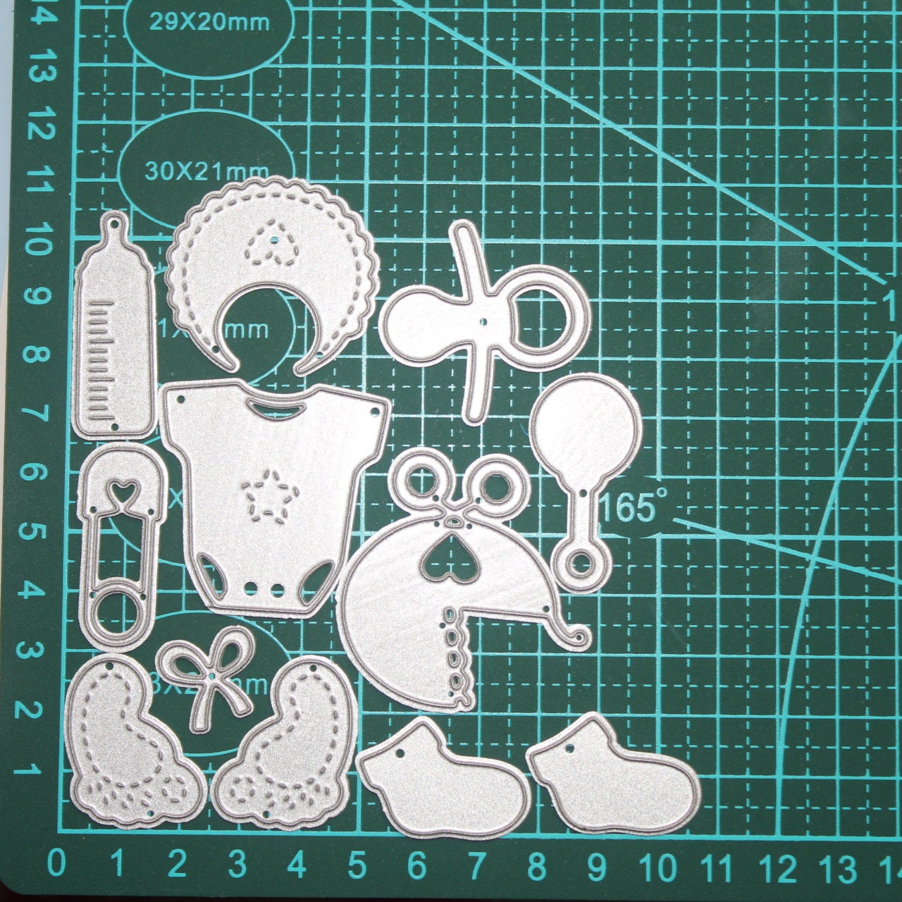 Metallo Acciaio Taglio Goffratura Muore Stencil Kit Per Album FAI DA TE