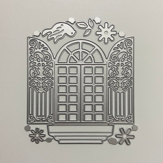 2 Pezzi Di Fustella In Metallo Per Stencil, Timbro, Cornice, Fai - Foto 2