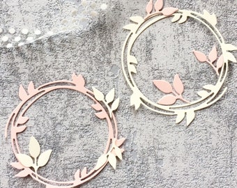 Leaf Ring Metal Cutting Dies,Paper Craft Cutting Die, Embossing Stencil,Scrapbooking Dies,DIY Card Making,Die Cut