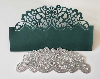Lace Hollow Metal Die Cuts,Paper Craft Cutting Dies Stencils for DIY Scrapbooking Photo Decorative Card Making Supplies