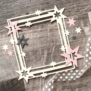 Ster Vierkante Metalen Stansmessen, Papier Ambachtelijke Stansmessen Stencils voor DIY Scrapbooking Foto Decoratieve Kaarten Maken Benodigdheden