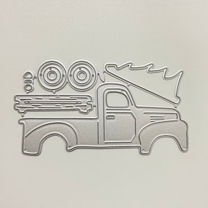 Fustelle per metalli per camion, fustelle per lavori di carta, stencil per goffratura, fustelle per scrapbooking, creazione di cartoline fai da te, fustelle per parti di veicoli