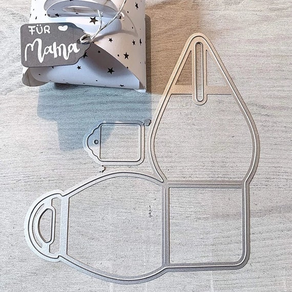 Fustella Metallica A Forma Di Scatola Regalo Di Natale Per Scrapbooking E Biglietti Fai Da Te, In Acciaio Al Carbonio