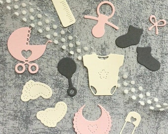 Baby Supplies Metal Cutting Dies,Paper Craft Cutting Die, Embossing Stencil,Scrapbooking Dies,DIY Card Making,Bib Baby Clothes Die Cut