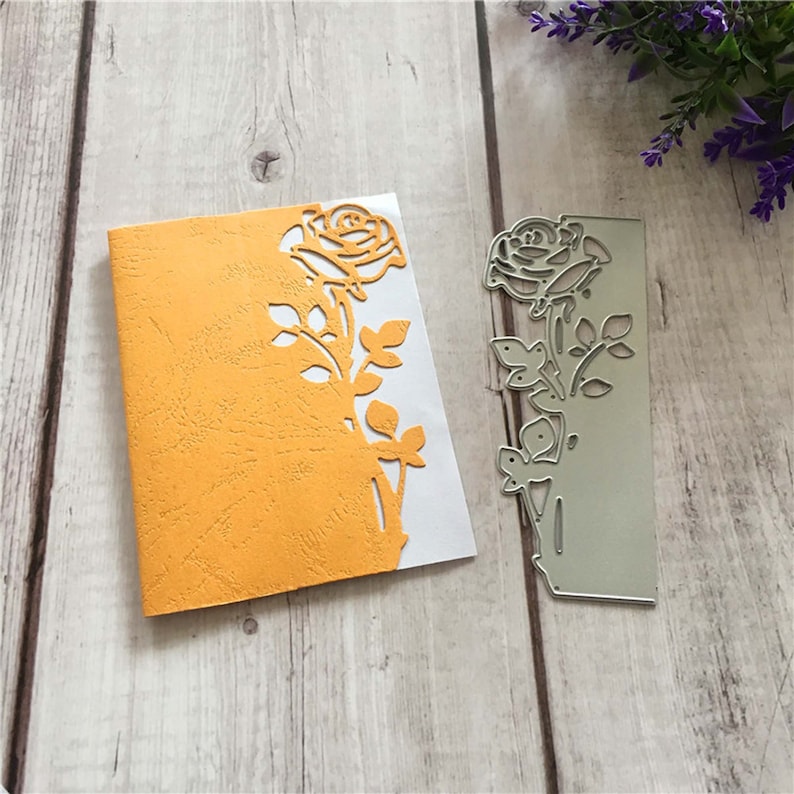 Rose Flower Metal Die Cutspaper Craft Cutting Dies Stencils - Etsy