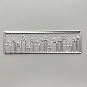 Kaars Metalen Die Cuts, Paper Craft Stansmessen Stencils voor DIY Scrapbooking Foto Decoratieve Kaarten Maken Benodigdheden