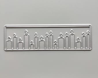 Candle Metal Die Cuts,Paper Craft Cutting Dies Stencils for DIY Scrapbooking Photo Decorative Card Making Supplies