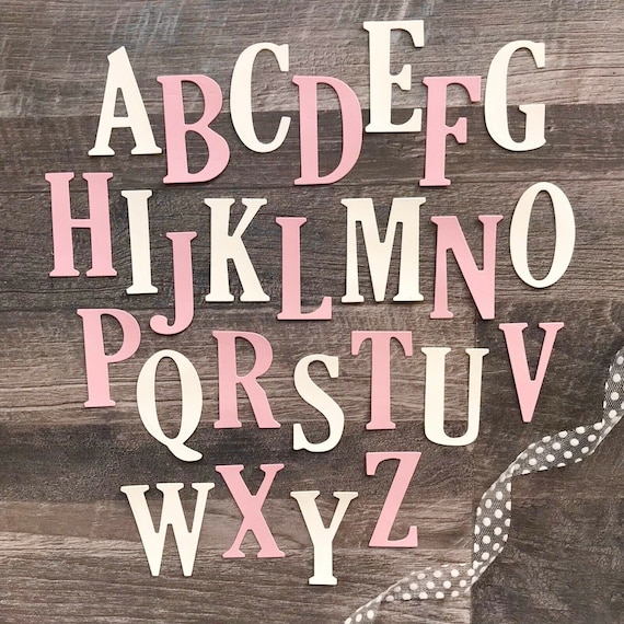 Die cut letters discount