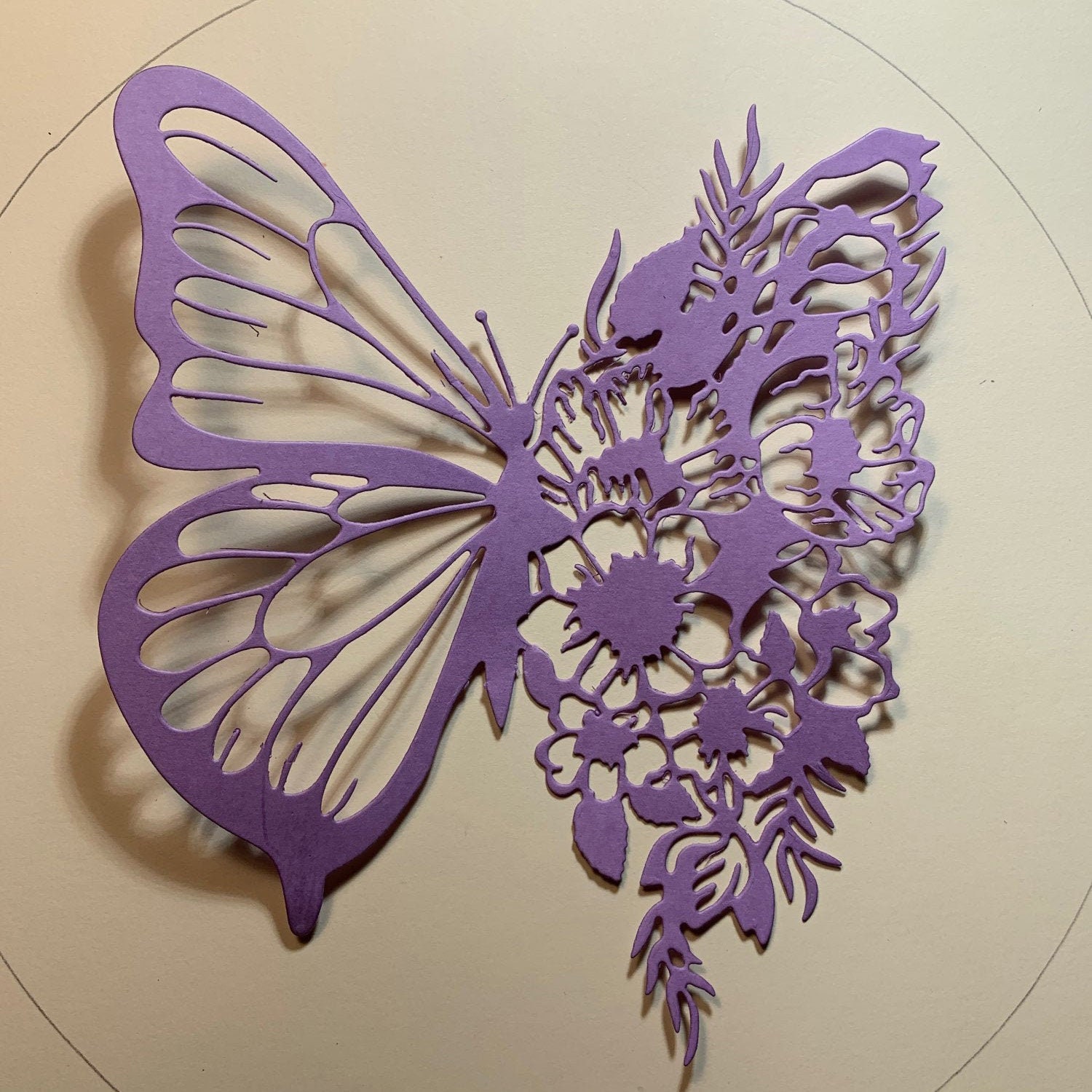 Stamperia - Thick Stencils for Scrapbooks, Albums, Cards, Bullet Journalling, and More, Flexible Material, Easy to Clean, Perfect for Hobbies, Crafts and Gifting (House of Roses, Papillon