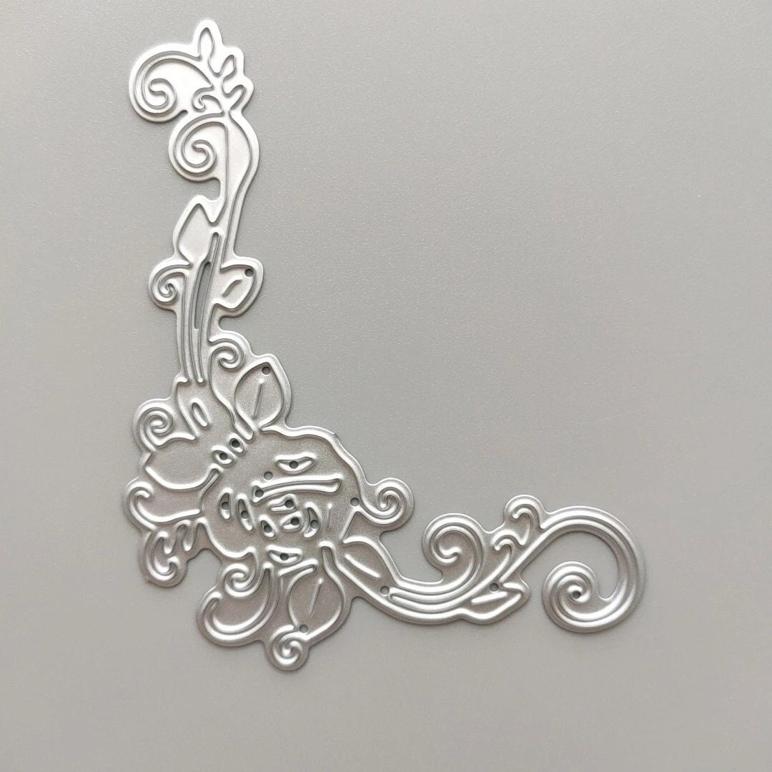 Fustella In Metallo A Forma Di Fiore Di Pizzo, Stampo Da Taglio Per Scrapbooking E Goffratura, Decorazioni Fai Da Te Per Biglietti E Album