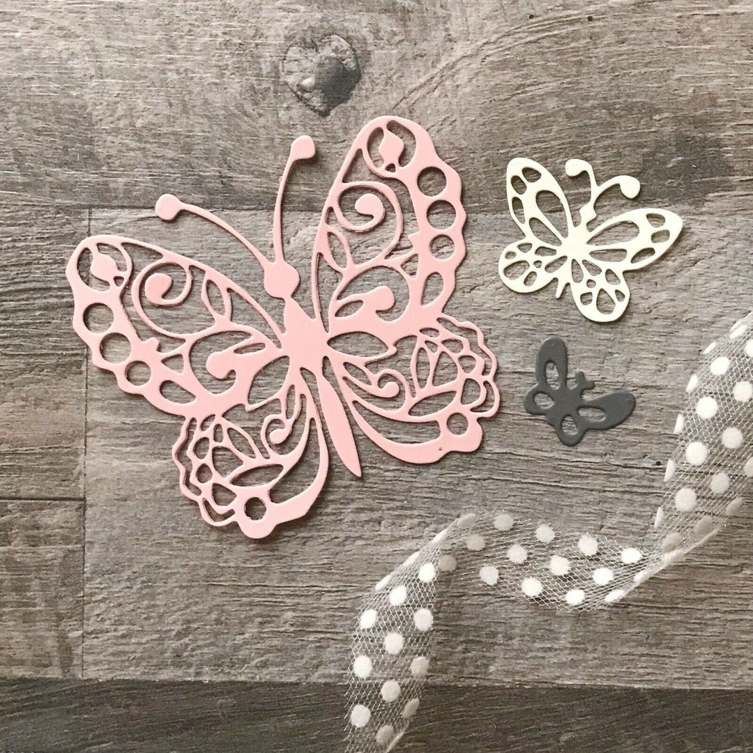 Butterfly Metal Cutting Dies,paper Craft Cutting Die, Embossing Stencil ...