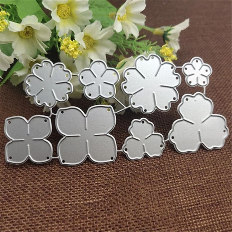Flowers Metal Die Cuts,paper Craft Cutting Dies Stencils for DIY ...