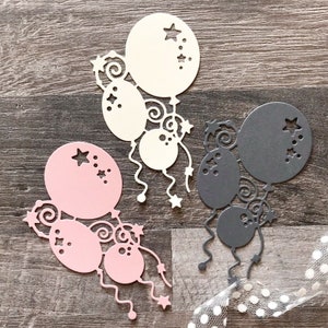 Sterballonnen metalen stansmessen, Paper Craft snijmal, reliëfstencil, scrapbooking sterft, DIY-kaarten maken, feestballon gestanst