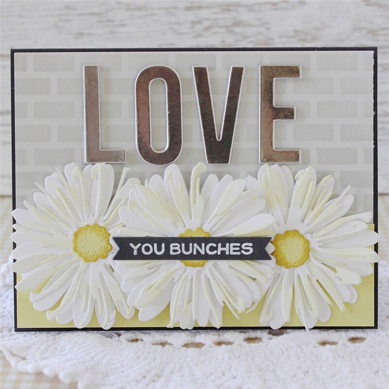 Daisy Flower Metal Die Cuts,paper Craft Cutting Dies Stencils for DIY ...
