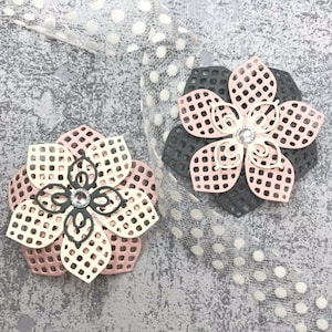 Blume Metall stirbt, 3D Blumen Metall sterben schneidet, Papier Handwerk schneiden stirbt Schablonen für DIY Scrapbooking Foto dekorative Karte machen liefert