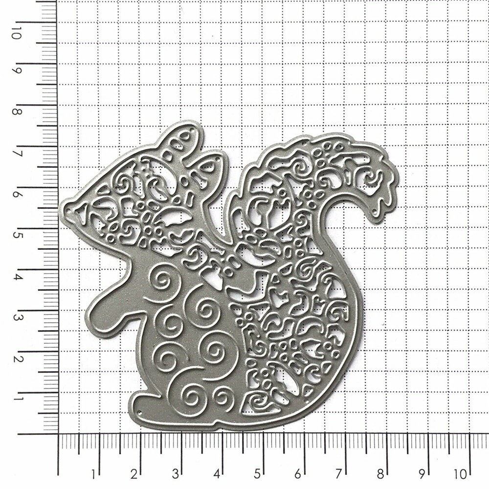 Animal Squirrel Metal Die Cuts,paper Craft Cutting Dies Stencils for ...