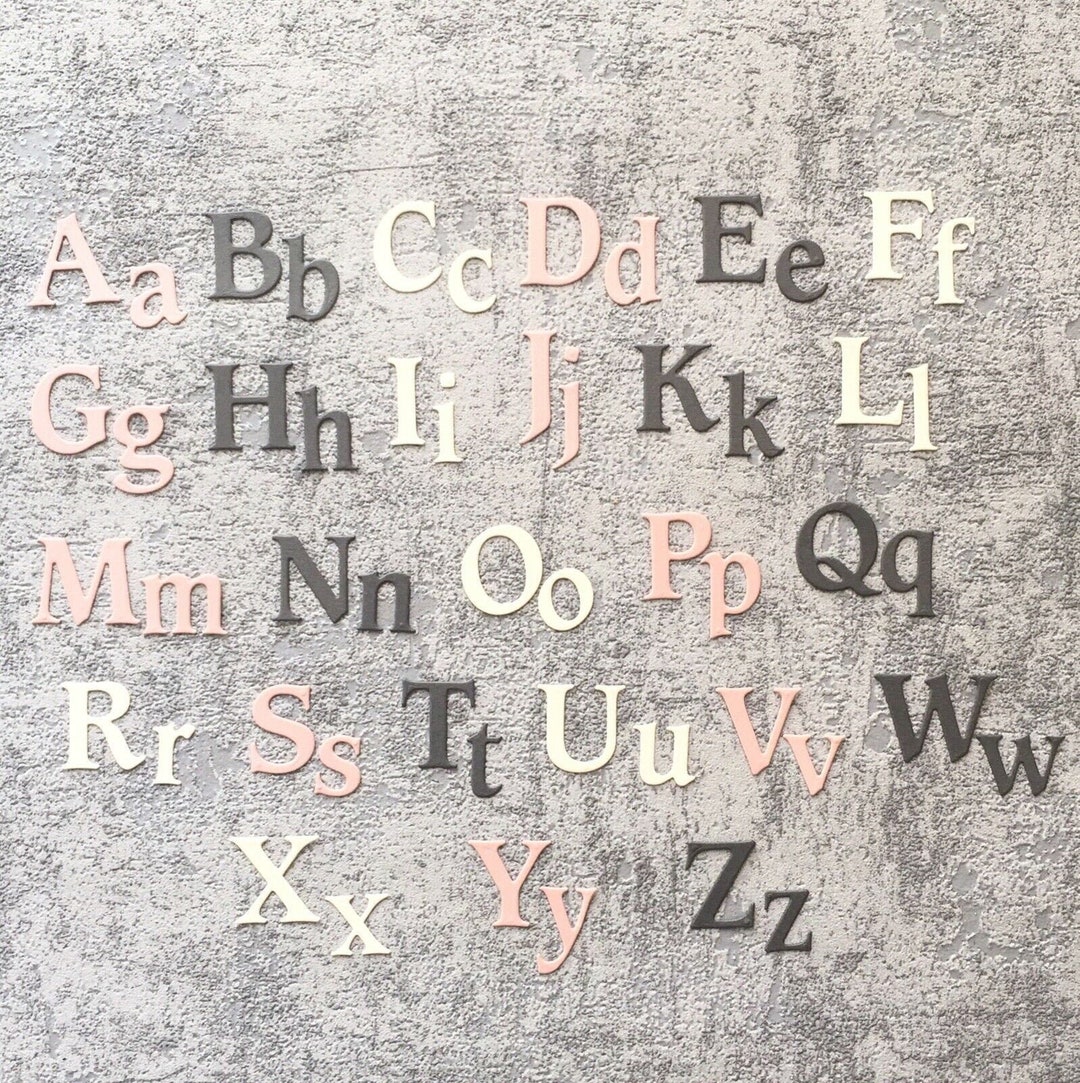 Die Coupe Lettres Capitales Alphabet Métal – Matrice Pour Scrapbooking, Cartes Et Gaufrage Papier, Taille 10,2 X 6,9 Cm