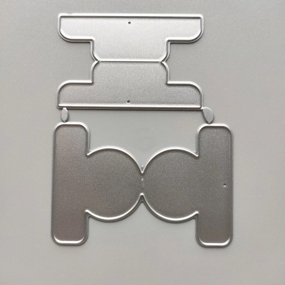Metall-Stanzschablone Für Basteln & Scrapbooking – Aus Karbonstahl, Brücken-Design, Ca. 8x5,6 Cm
