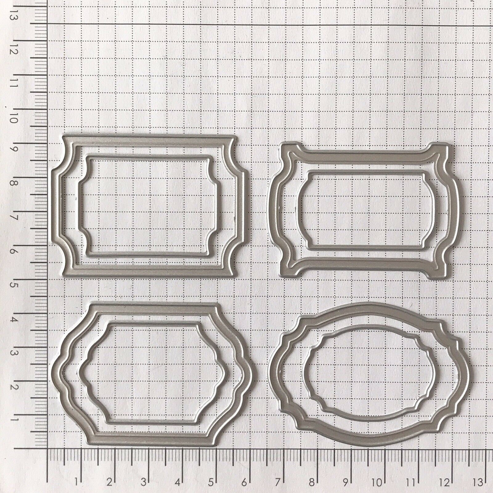 Tags Label Metal Die Cuts 4Pcs Labels Dies Paper Craft Etsy