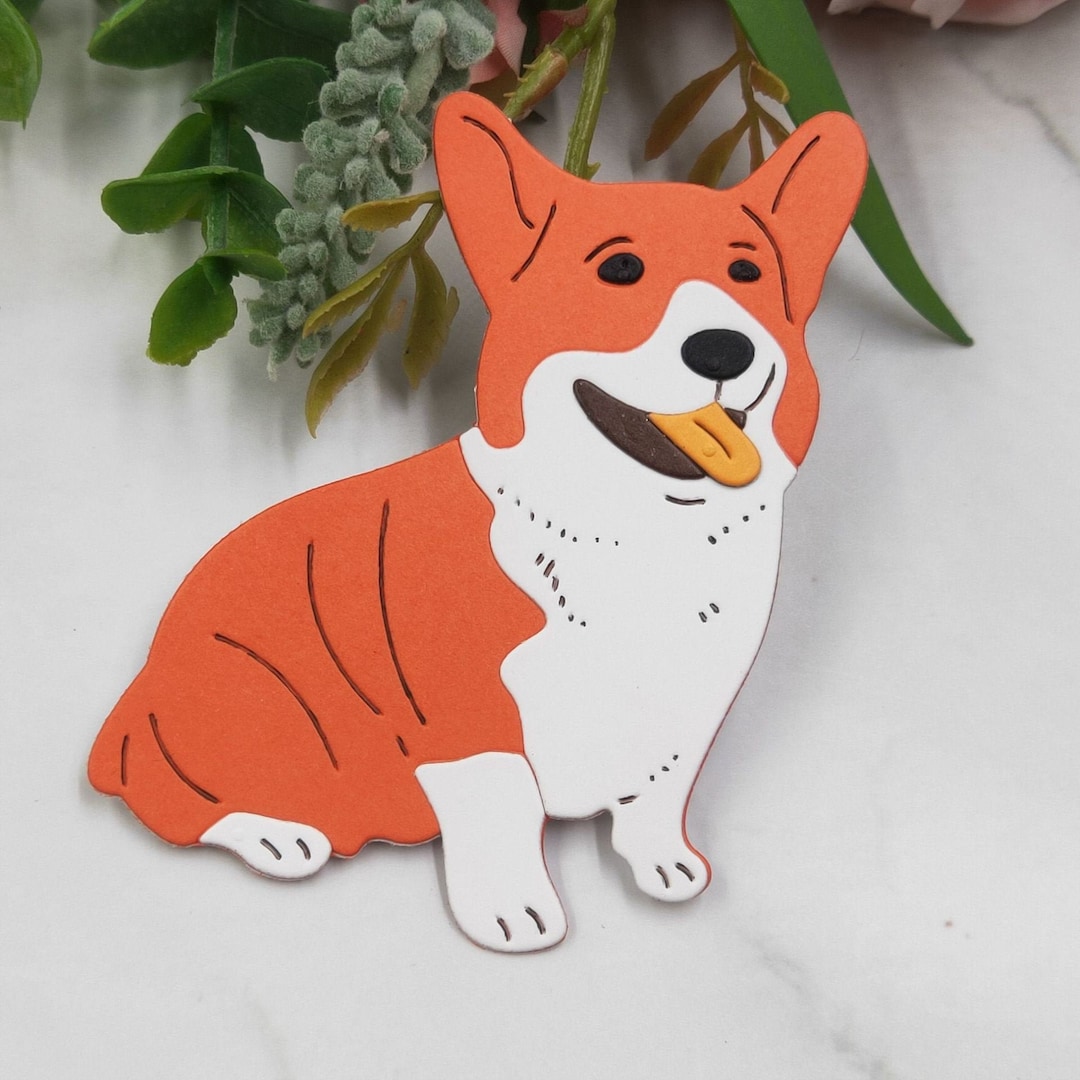 Animal Dog Metal Die Cuts,paper Craft Cutting Dies Stencils for DIY ...