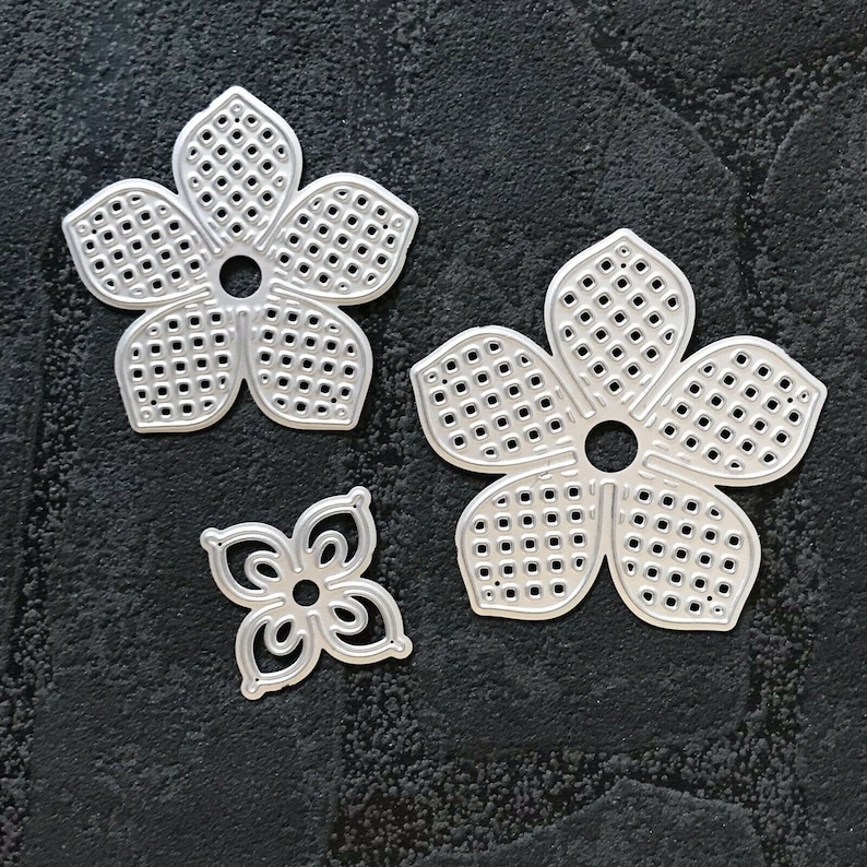 Flower Metal Dies, 3D Flowers Metal Die Cuts,paper Craft Cutting Dies ...