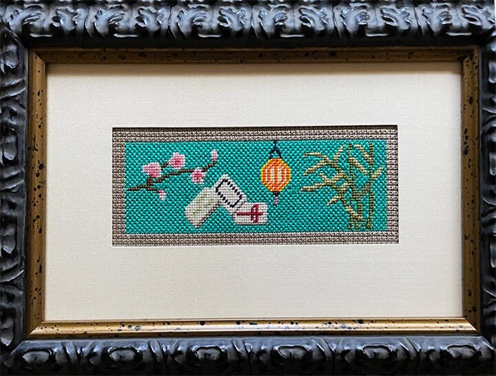 Mahjong Cuff Needlepoint Canvas Etsy