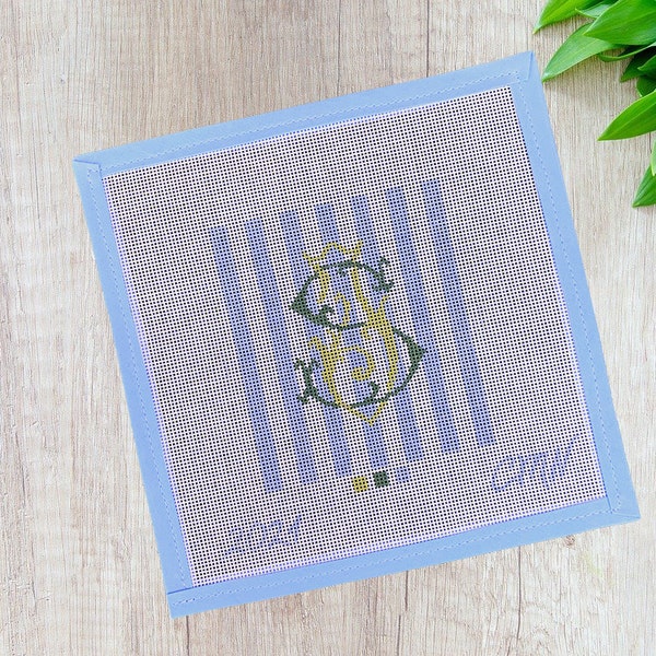 Monogram Needlepoint Etsy